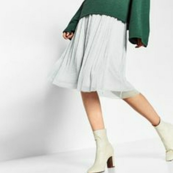 XSOLDX Zara shimmer tulle skirt - Picture 1 of 8